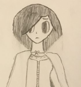 Artwork titled "My mini drawing of Agatha on the cover of A Crystal Of Time", submitted by Ellie123 on January 30, 2019.