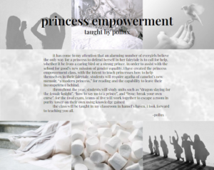 Artwork titled "princess empowerment | design your own class contest", submitted by RebelCracker on January 23, 2020.