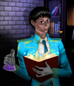 Artwork titled "Age Flip Contest: Merlin, as an Ever student.", submitted by jaenan on March 30, 2020.