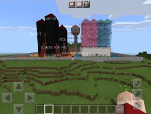 Artwork titled "School for Good and Evil! (Minecraft)", submitted by HesterDemon on September 23, 2021.