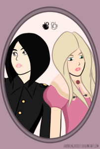 Artwork titled "Agatha and Sophie – SGE Fanart", submitted by ZhrinkingViolet3 on November 29, 2021.