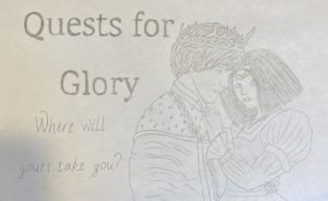 Artwork titled "Quests for Glory – Agatha and Tedros ♥", submitted by Mya on November 14, 2022.