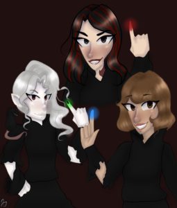 Artwork titled "The Coven", submitted by Sophie  on November 4, 2022.