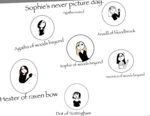 Artwork titled "Sophie never picture day", submitted by Veronica on October 27, 2023.